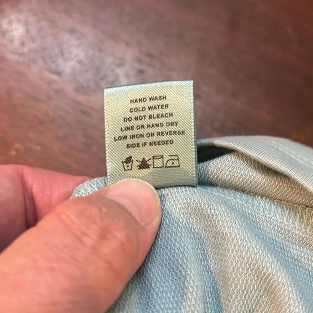 NWT Good‎ Luck Gem dusty blue romper